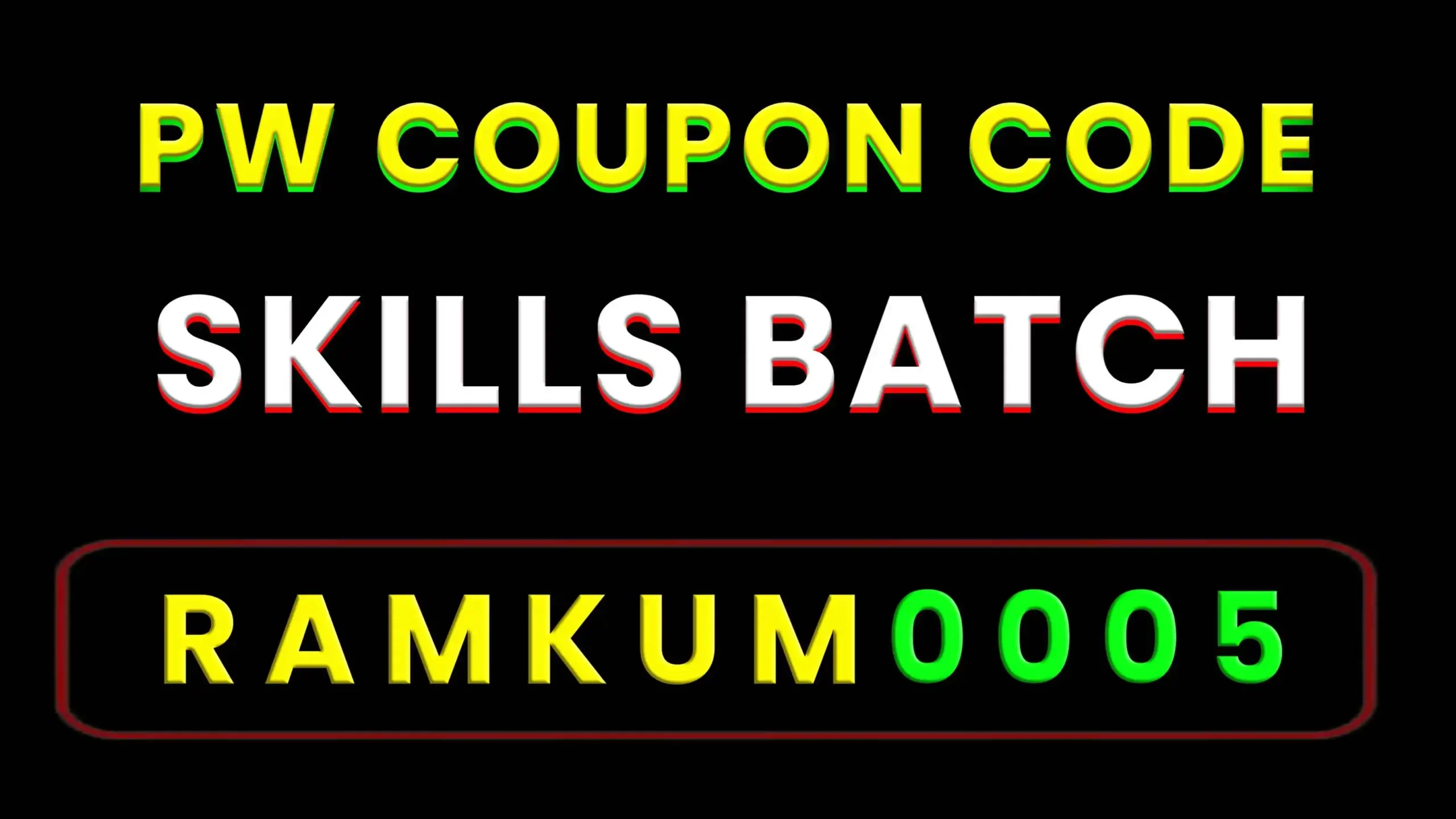 Pw Skills Coupon Code